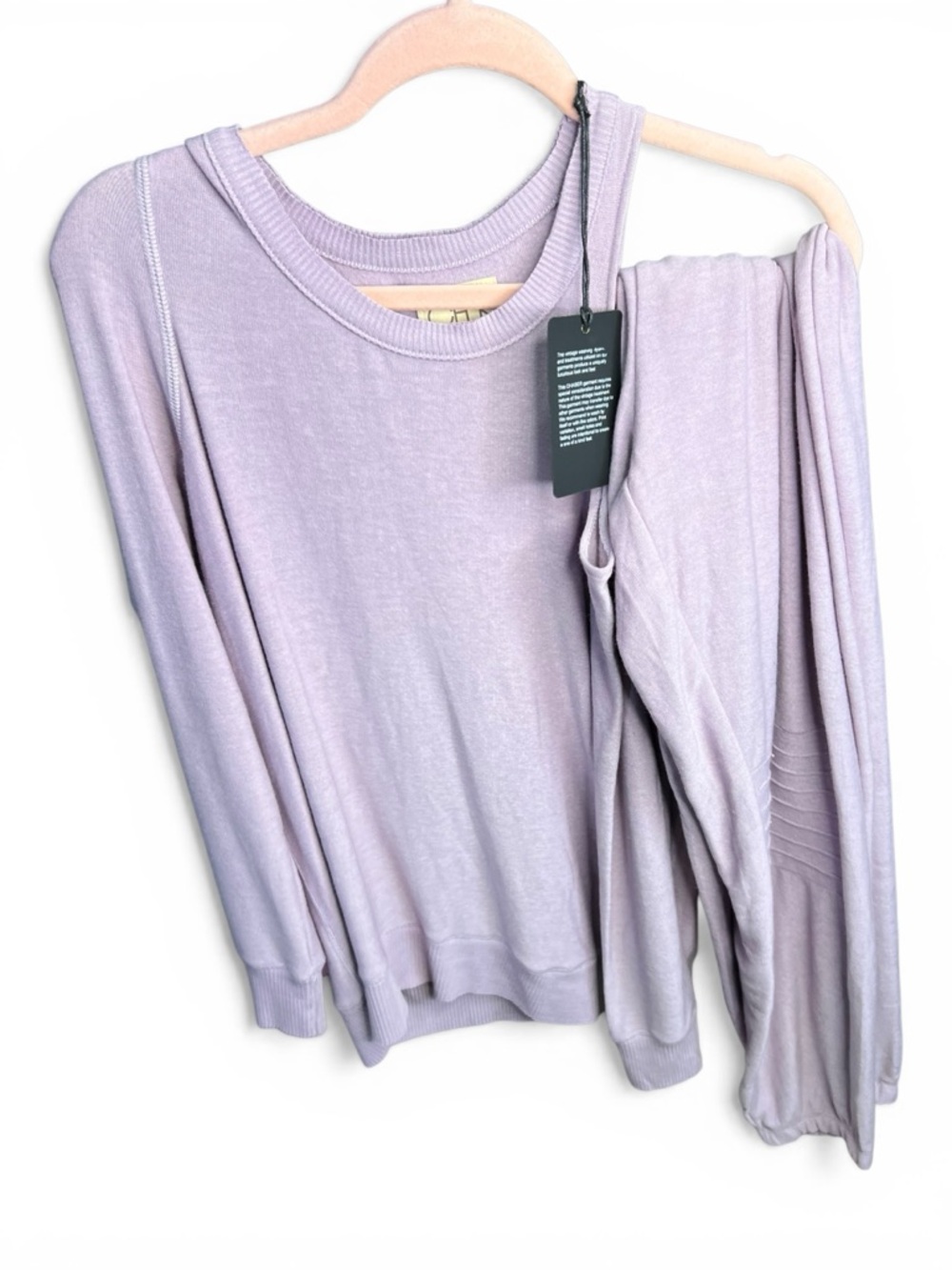 Chaser Lavender Long Sleeve Jumpsuit & Top Set